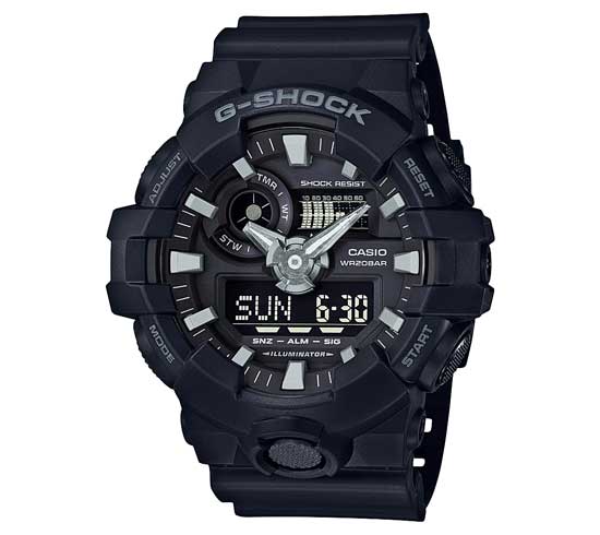

G-SHOCK GA-700-1BDR Модные мужские женские наручные часы
