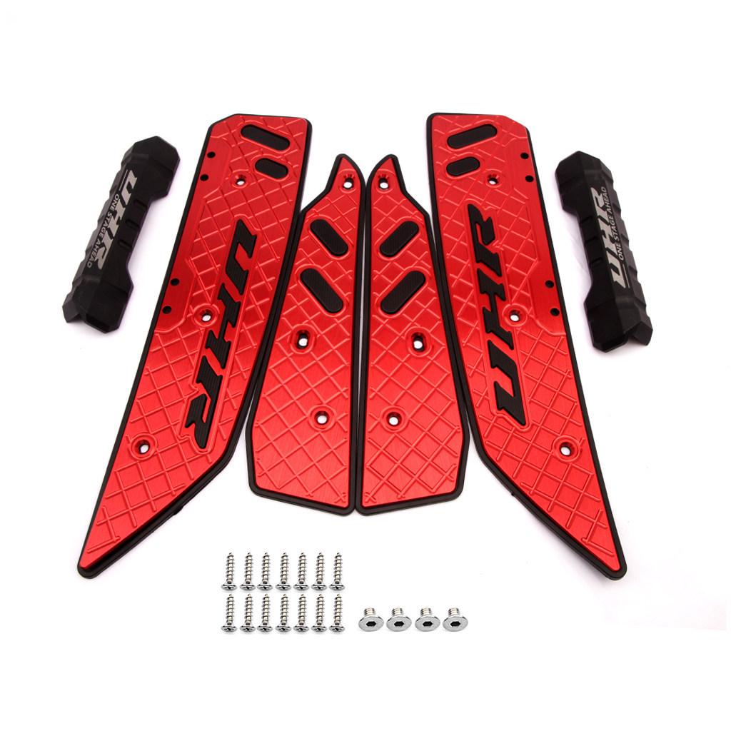 CNC Aluminum Foot Pegs for Haojue UHR150 - Anti-fall, Anti-slip Plate
