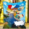 Rugrats Theme Printed Blanket - Perfect for Couch, Bed, Travel & Outdoor Use | Machine Washable, Cozy & Durable.