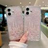 Girl Dream Quicksand Fireworks Castle for iPhone Case 16 All-inclusive 15 Anti-drop Protection