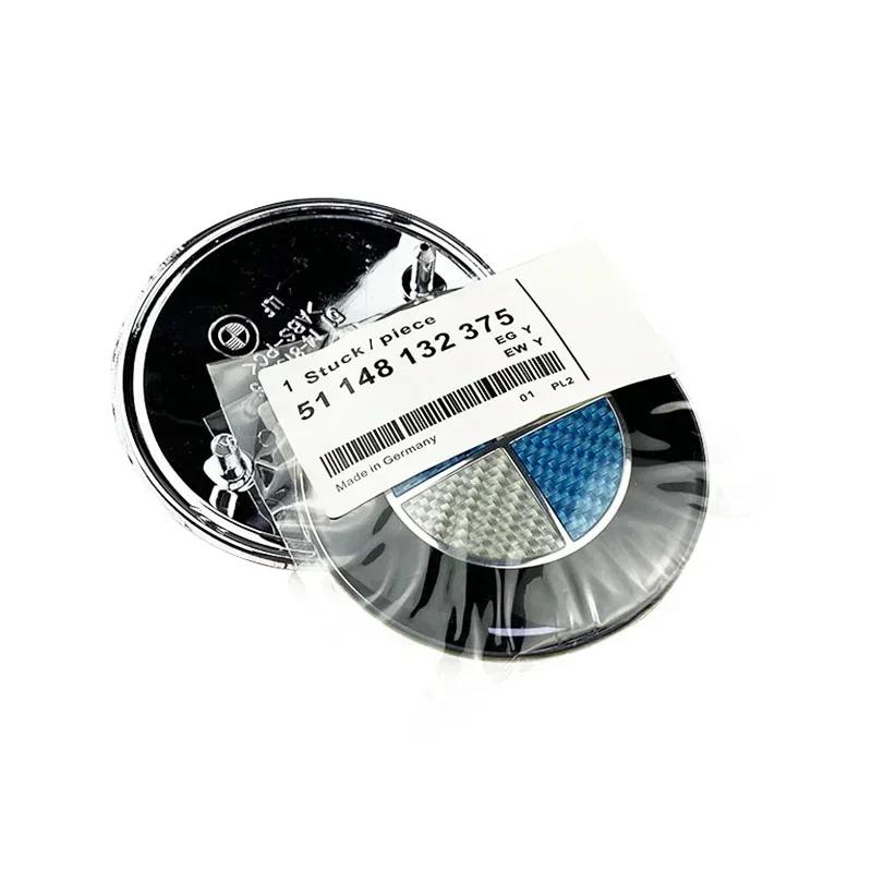 Für BMW Heiß 2025 45/74/82mm Auto Frontklappen-Emblem für E30 E38 E39 E46 E60 E61 X1 X3 X4 X5 X6 E70 X5 Heckklappen-Abzeichen Lenkrad
