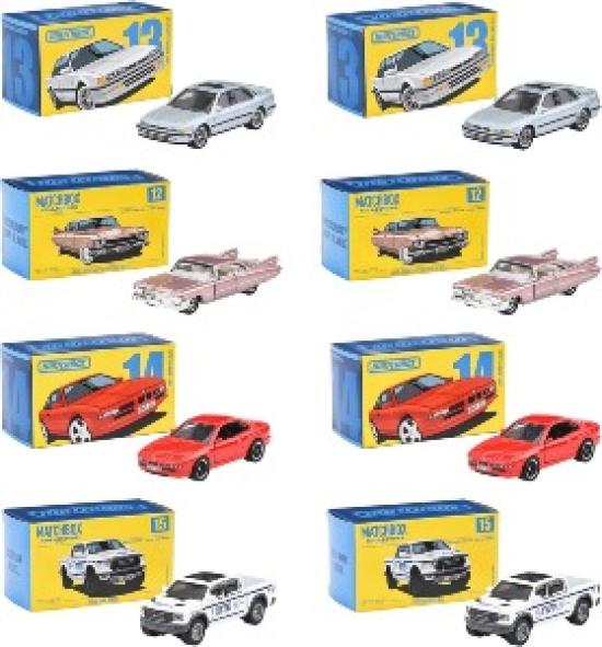 PŘEDOBJEDNÁVKA Sběratelská sada 8 autíček Matchbox – Kovová vozidla