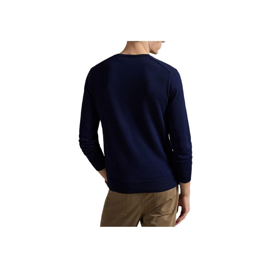 Polo Ralph Lauren FW25 Cotton Crew Neck Long Sleeve Knit Sweater Men Sweater 710981739-001