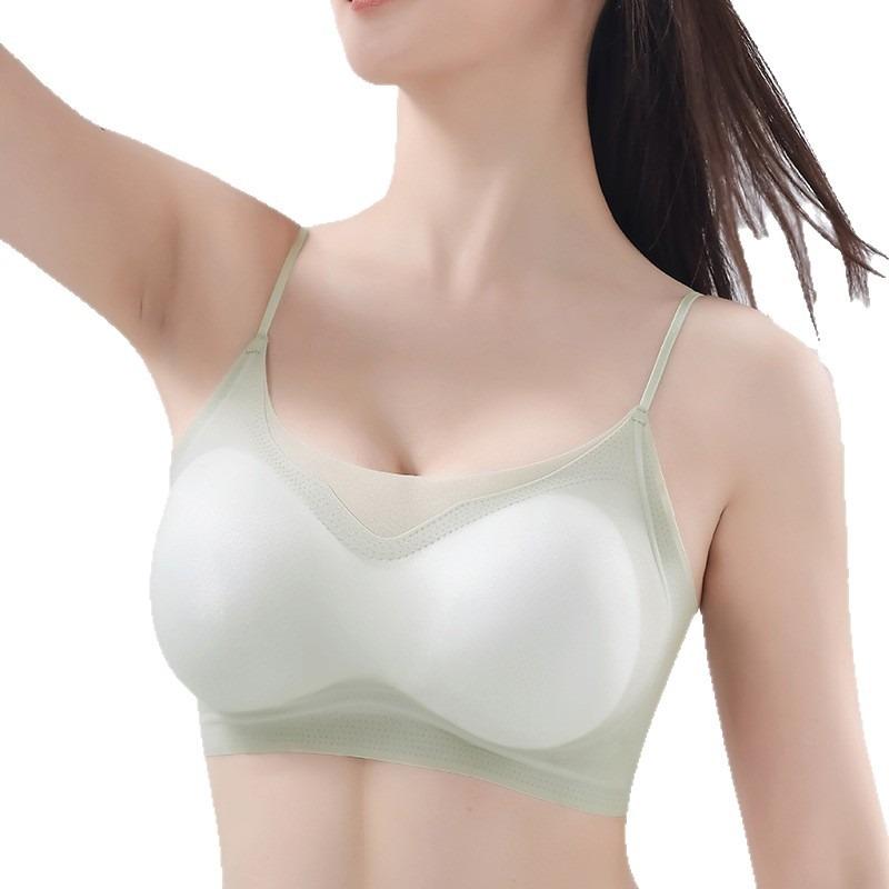 Women S No Wire Push Up Bra Breathable Vest Style Underwear