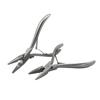 1 PC 5 Inch Silver Stainless Steel Clamp Hair Extension Plier with Hole Keratin Hair Extensions Ring Removal Tools