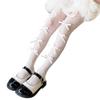 Summer Thin Sheer Patterned Stockings for Kids Sweet Sexy Fishnet Stockings Pantyhose Highs Waist Pantyhose Tights