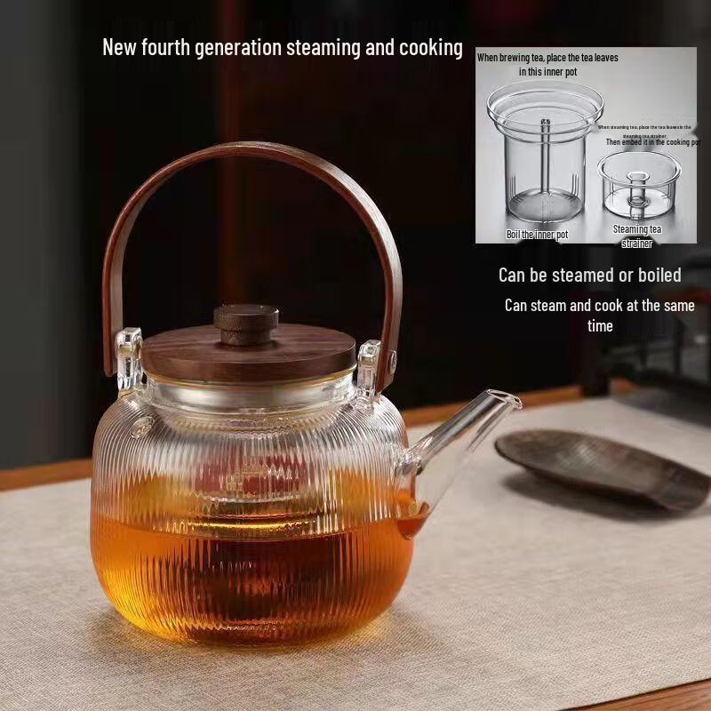 Набор стеклянных чайников Changbaosen, термостойкий
