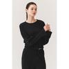 Huit Cable Knit Crop Sweatshirt Htwtp5k04t