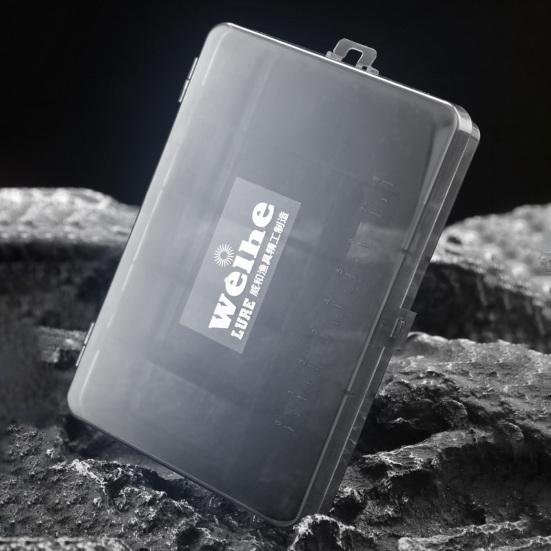 Sturdy High Capacity Latch Design Tackle Box 5 Grid Fishing Storage Outdoor
