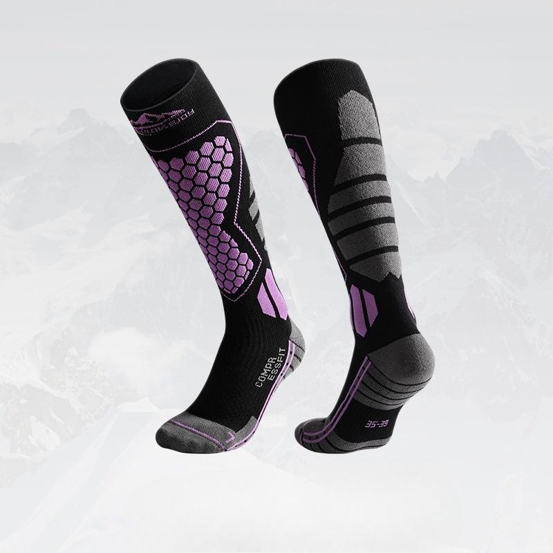 Men and Women Winter Warm Professional Riding Mountaineering Running Hiking Pressure Calf Socks