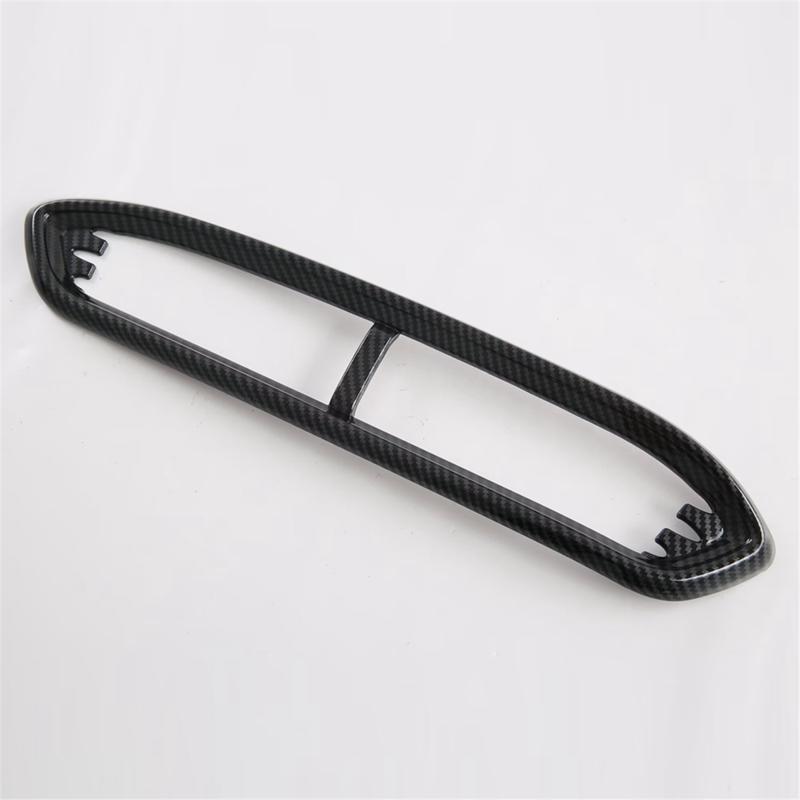 A87Q-For MG HS -2024 ABS Carbon Fiber Car Center Console AC Air Outlet Vent Frame Cover Trim Interior Accessories LHD