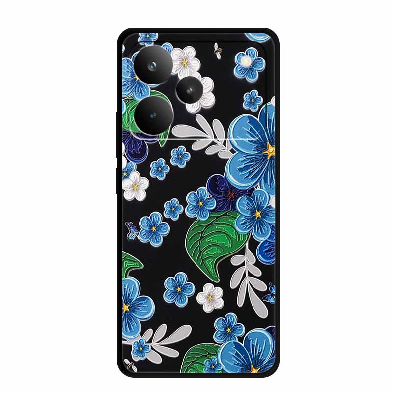 3D Hoesje Voor Realme P4 Pro 5G Telefoonhoesje P4Pro Coque Reliëf Bloemen Siliconen Zachte Achterkant Voor Realme P4 Pro Hoesje P 4 Pro