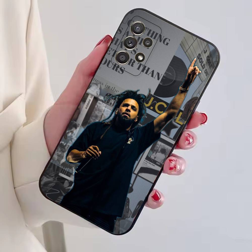 Coque de téléphone Pop J-J.Cole Noir Silicone Souple Pour Samsung S25,S24,S21,S22,S23,S30,Ultra,S20,Plus,Fe,Lite
