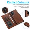 Detachable Leather Wallet Card Slot Magnetic Case For Samsung Galaxy S23 S24 S25 Ultra S22 S21 FE Note 20 A16 A52 A12 A55 Cover