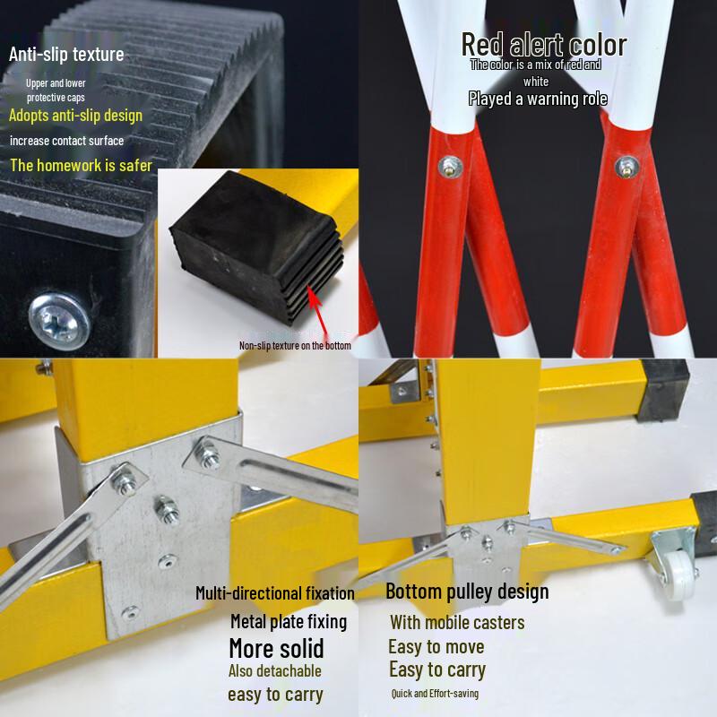 Lixin Fiberglass Telescopic Safety Barrier