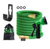 Copper-Plated Connector Telescopic Water Hose Set with 8-Function Spray Gun.
