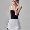 Women's Dopamine Summer Sports Set: Quick-Drying Vest & Anti-Exposure Skirt for Badminton, Tennis, and Running