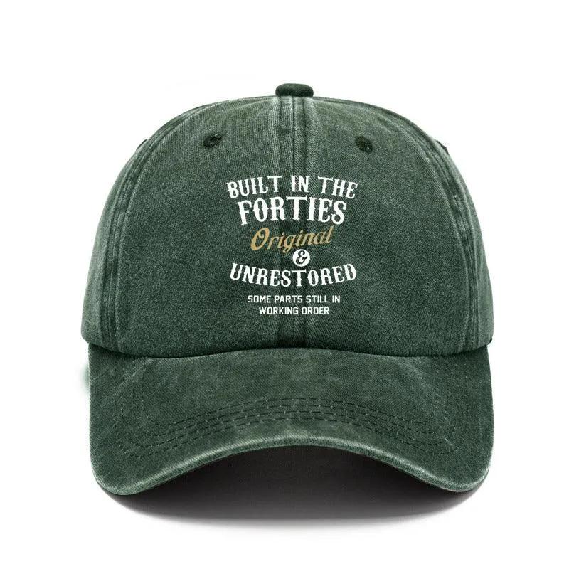 Verstellbare Vintage-Kappe für Damen und Herren für Outdoor-Wanderungen und Bergsteigen