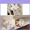 Plush Lolita Bunny Bag With Pearl Chain For Casual Travel And Cute Style