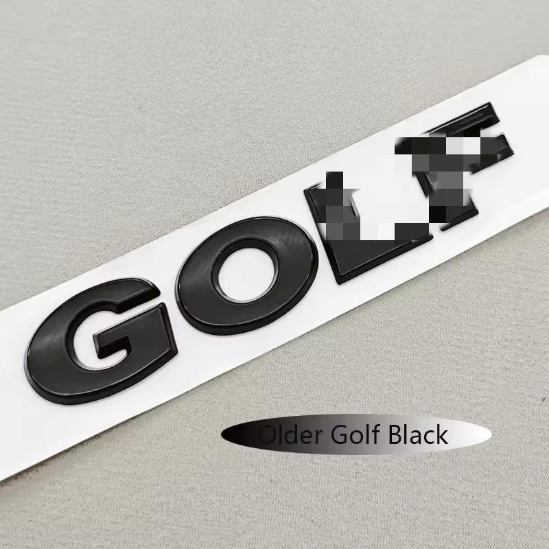 3D ABS Logo G-O-L-F Emblem Letters Badge Car Rear Trunk Sticker For G-ol-f 4 5 6 7 8 MK4 MK5 MK6 MK7 MK8 Accessories