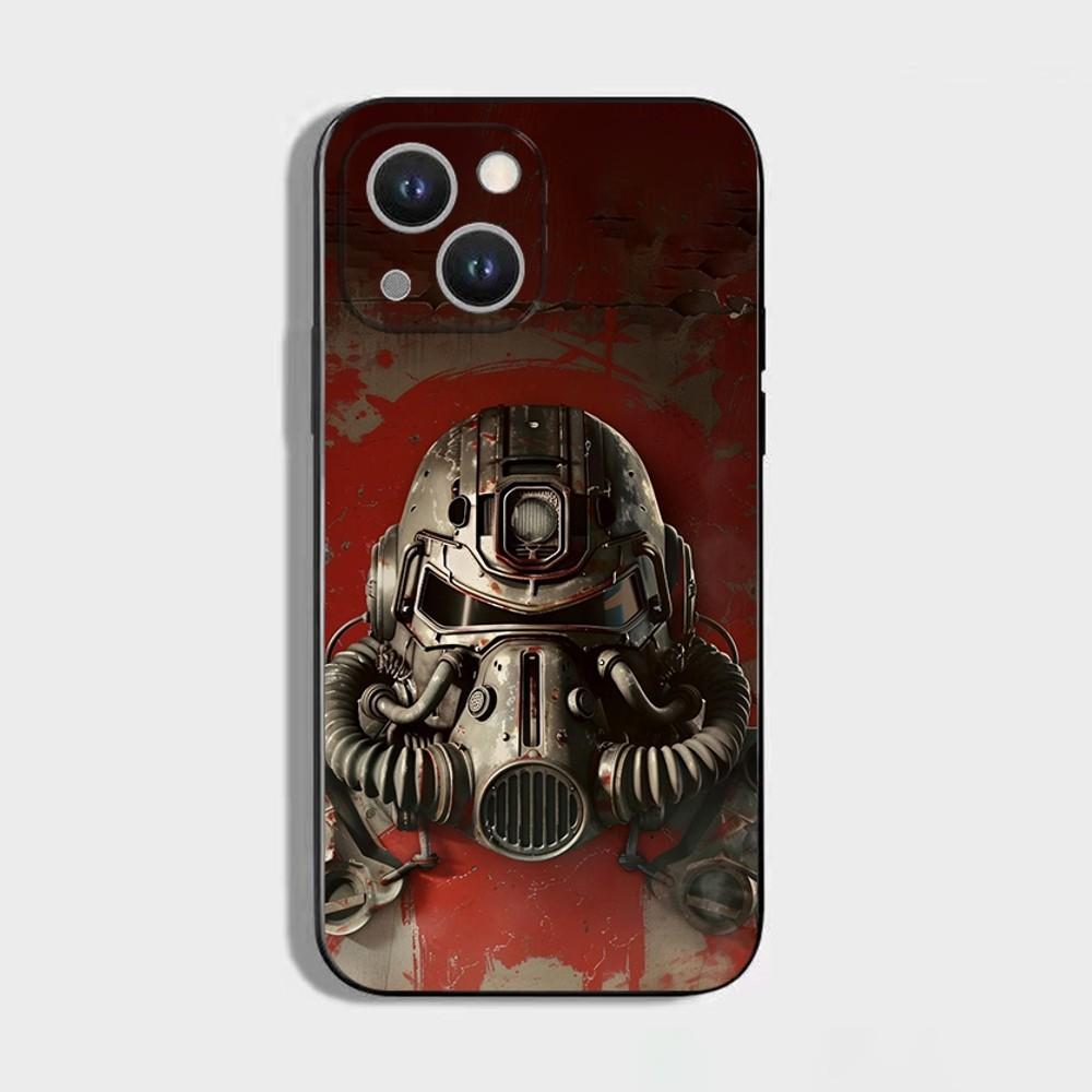 

F-Fallout S-Series 4 Cool Phone Case For iPhone 16,15,14,13,12,11 Plus,Pro Max,XS,X,XR,SE,Mini,8,7,Soft Silicone Black Cover iPhone13mini