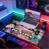 Custom Name Personalized Karol G Pattern Mousepad, Laptop PC Desk Mat, Decorative Desk Mat for Home Keyboard Pad Gift