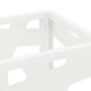 Umbrella Stand with Storage White 15.5 X 15.5 X 49 Cm Metal