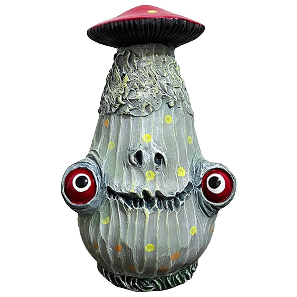 

Смола Жуткий Мутант Гриб Декор Ремесло Хэллоуин Украшения Уникальная Миниатюрная Статуя Грибов Многоцелевая для Хэллоуина E Style