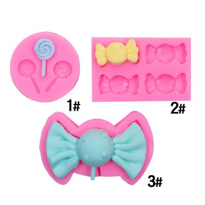 Größe Süßigkeiten Silikonform Kuchen Dekoration Zubehör Mini Lollipop Schokolade Fondant Form