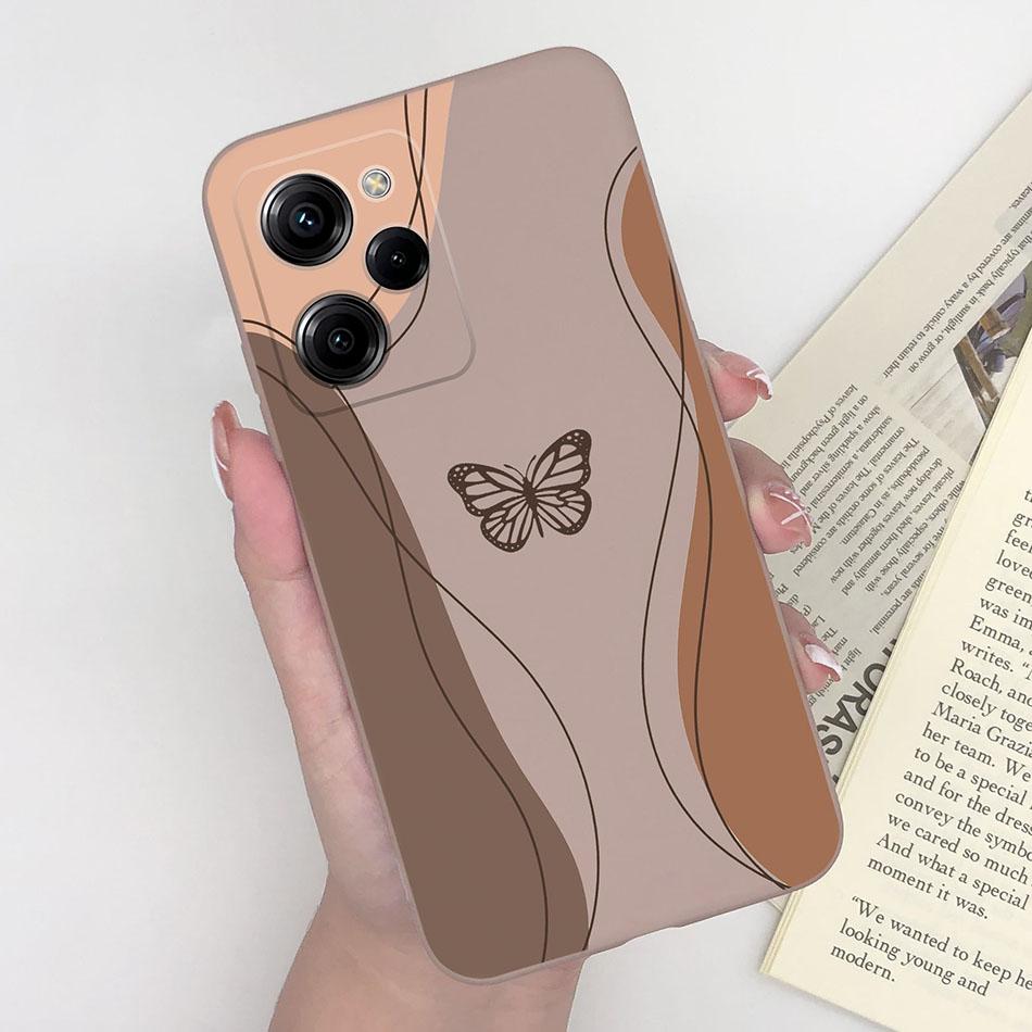 Silicone Case For Xiaomi Poco X5 Pro Pilot Bear Back Cover For POCOX5 X5Pro 5G Poco X 5 Pro Soft Matte Protective Phone Cases