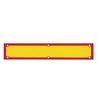KOITO Large Rear Reflector Frame Type 2-Piece Set (2 pcs) Japanese Automotive Industry Standards (J Type) LRJ-2BSD Yellow/Red 405x161mm