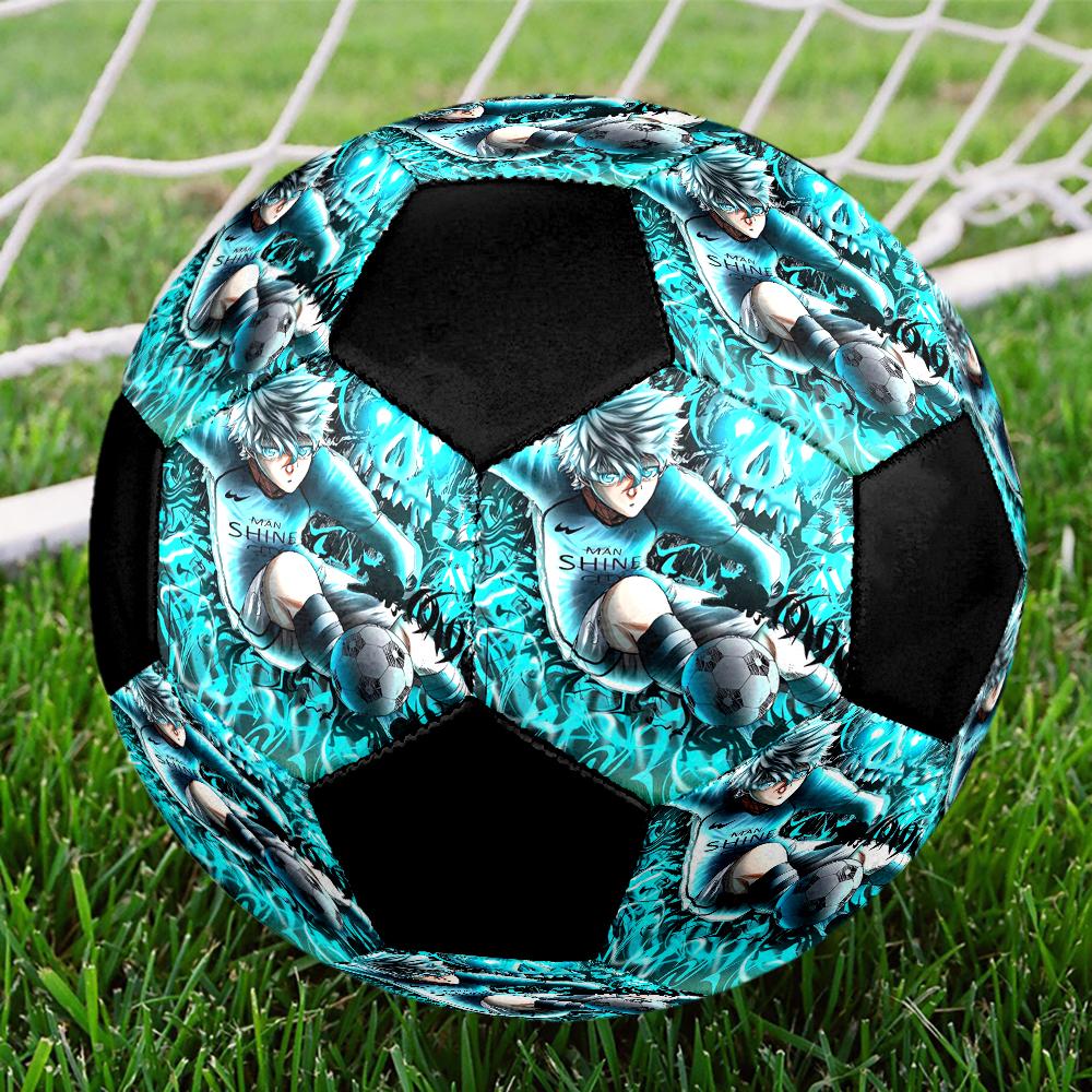 Pallone da Calcio BlueLock Taglia 5, Adatto Sia per Partite Indoor che Outdoor, un Regalo Adatto a Tutti.