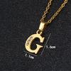 Initial A-Z Letter Name Pendant Female Gold Color Stainless Steel Small Alphabet Necklace For Women Jewelry Birthday Gift 2025