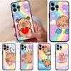 Colorful Capybara (3) Funda Phone Cover Phone Case for Apple iPhone 17 Pro Max 16 11 12 Air 17e 15 Pro 7 8 14 13 XR XS MAX
