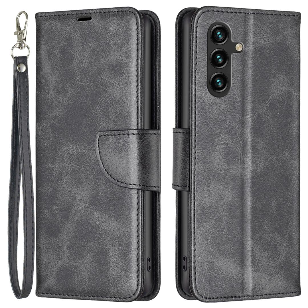 

For Samsung Galaxy A05s 4G Case Shockproof PU Leather Phone Cover Stand Wallet Black
