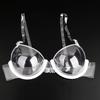 Reggiseno Push Up Trasparente Sexy per Donna Reggiseni Invisibili Ultra-sottili Spalline Morbide in Plastica TPU Biancheria Intima Trasparente