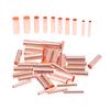 100Pcs 1/2.5/4/6Mm Copper Ring Terminal Wire Connection Tube Bare Cable Battery Terminals Connectors For Electrical Wiring