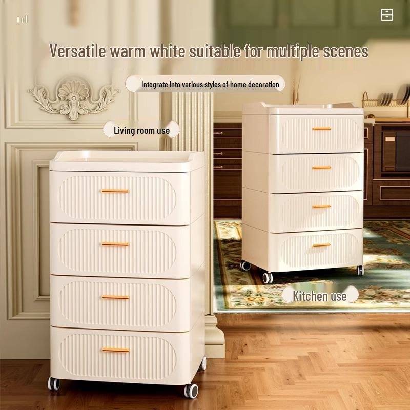 Golden Cat Multi-Layer Plastic Storage Cabinet for Bedroom and Living Room