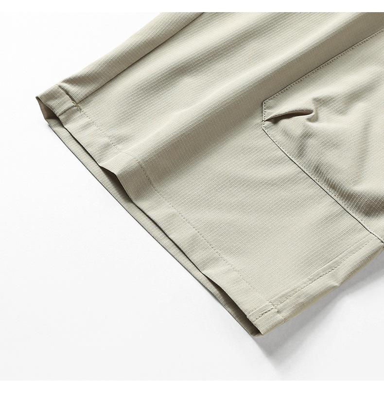 Men's Plus Size Summer Breathable Ice Silk Straight Pants 2026