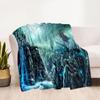 World of Warcraft Pattern Oversized Manta Sofa Bed Cover Soft and Hairy Blanket Plaid Soft Warm Flannel Throw Blankets Fans Gift