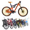 1:10 Mini Alloy Model Bicycle Series Diecast Metal Finger Mountain Bike Racing Simulation Adult Collection Toys for Children