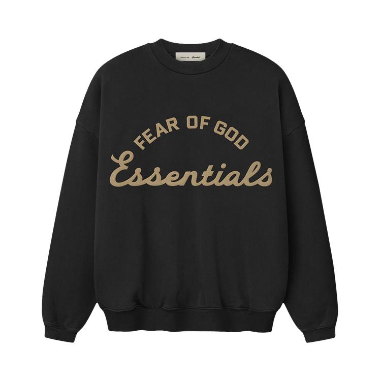 Sweatshirt Homme Fear of God Essentials Sweatshirt à Col Rond Années 90 'Noir Délavé' S