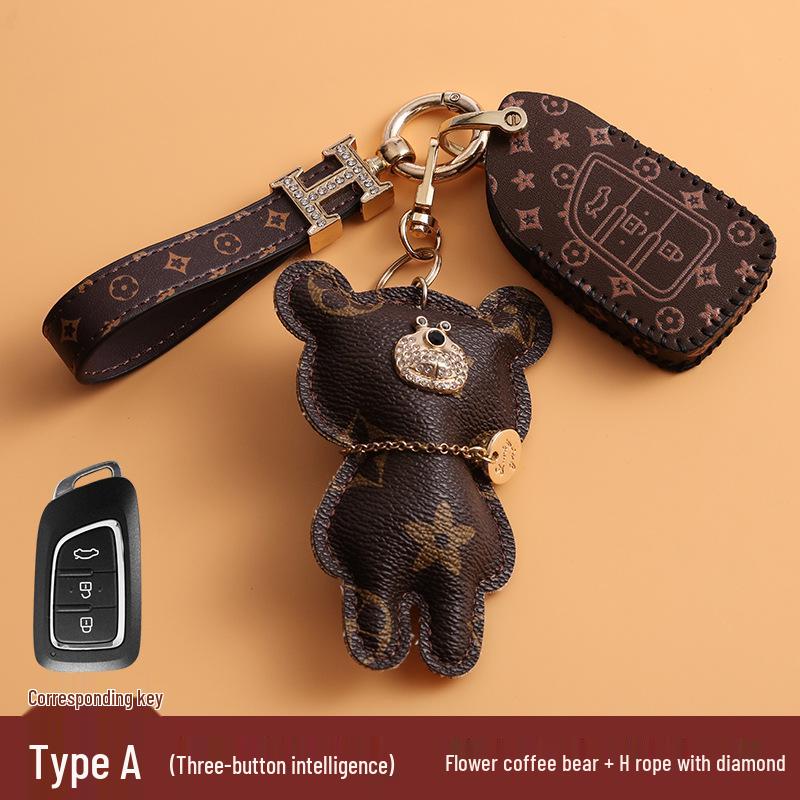 Dongfeng Fengguang Car Key Case for 580/S560, Aeolus AX7, Fengxing 330S, Jingyi IX5/X3, Buckle 370