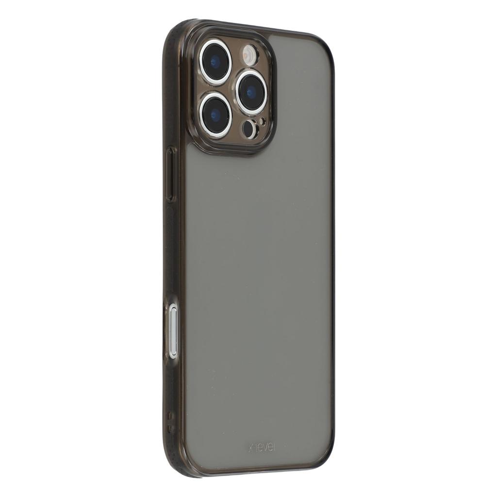 X-LEVEL For iPhone 16 Pro Max Case PC+TPU Translucent Phone Back Cover