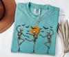 Comfort Colors® Dancing Skeleton Shirt, Halloween Shirt, Pumpkin Shirt, Retro Halloween Shirt