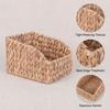 Daily Necessities Straw Woven Storage Basket Desktop Storage Box Kitchen Storage Basket