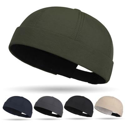 Mützen ohne Krempe für Männer Schnelltrocknend Atmungsaktiv Docker-Mütze