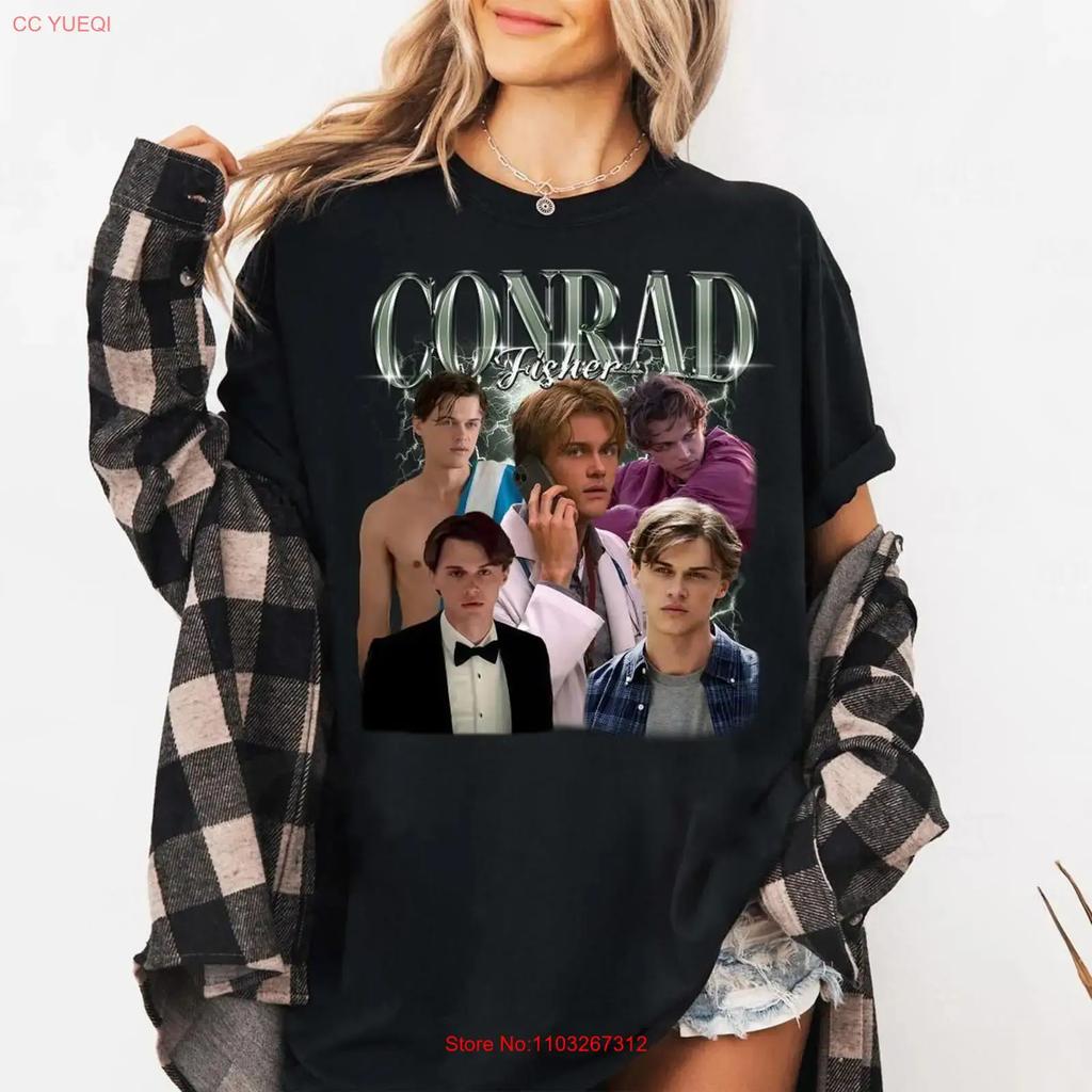 Conrad Fisher T Shirt Team Summer Rounisexce Vintage Comfortable Casual Streetwear Designer Clothes Stretched Slightly