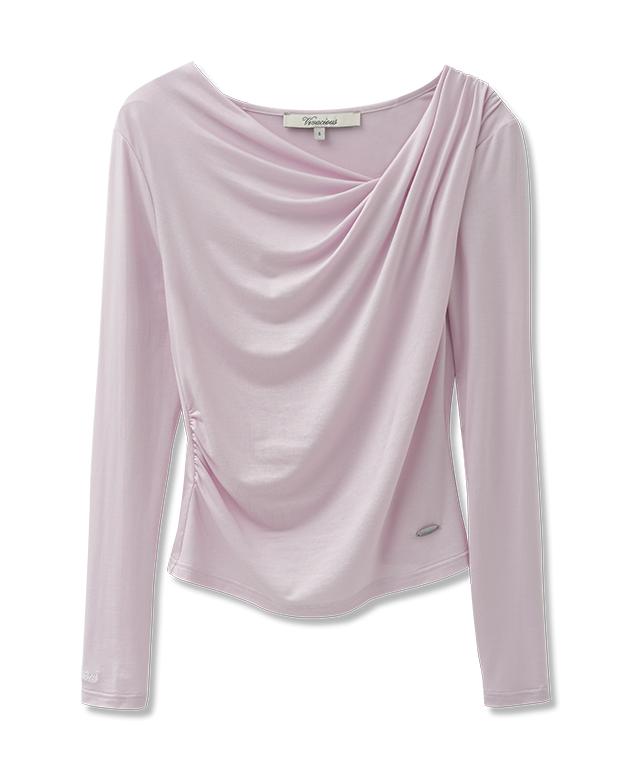 VIVACIOUS Dali Draped Tee_5 Colors