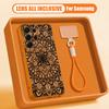 Mandala Flower Pattern Case For Samsung S26 Ultra S25 FE S24 S24 Plus A57 A37 A17 A56 A36 A16 A55 A35 A15 A54 5G Hybrid Magnetic Matte Cover